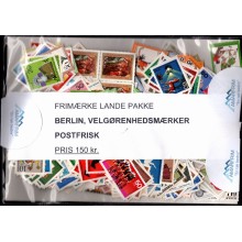 Berlin, Frimærke lande pakke, kun velgørenhedsmærker, Postfriske. Vores pris 150 kr.